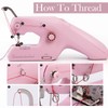 HKC Hand Sewing Machine, Portable Double Thread Electric Sewing Machine,