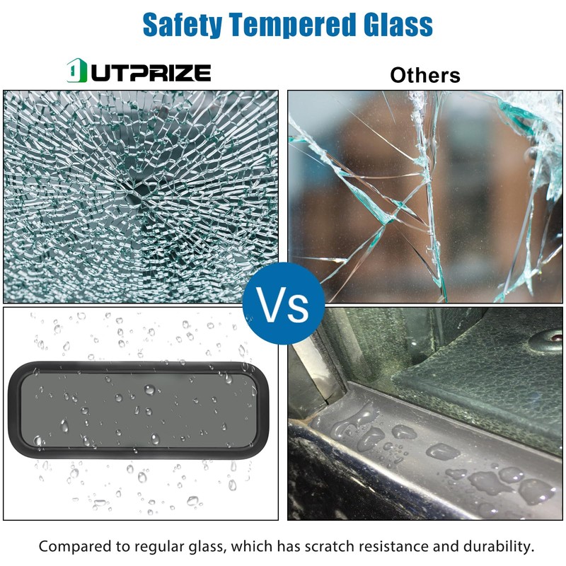 OUTPRIZE Fixed RV Window, 33" W x 10" H Tinted