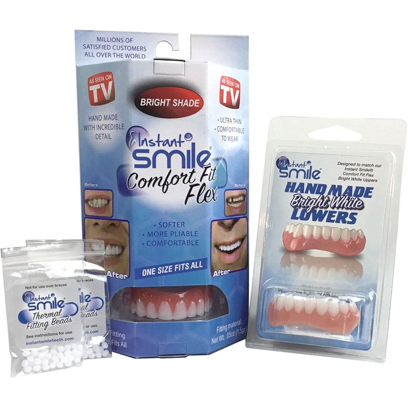 Instant Smile Comfort Fit Flex Teeth - Upper and Lower