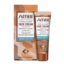 Ambi Even & Clear Fade Cream, Hydroquinone-f<wbr/>ree, Hyperpigmentat<wbr/>ion Treatment, Da