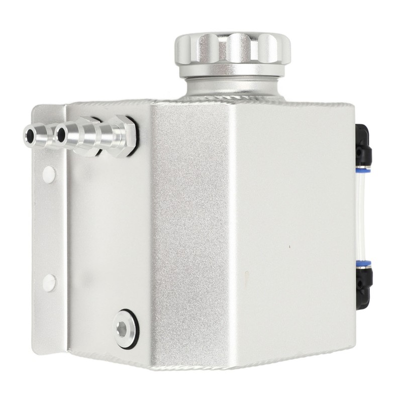 Universal Engine Coolant Expansion Tank 1L Aluminum Alloy Overflow Reservoir