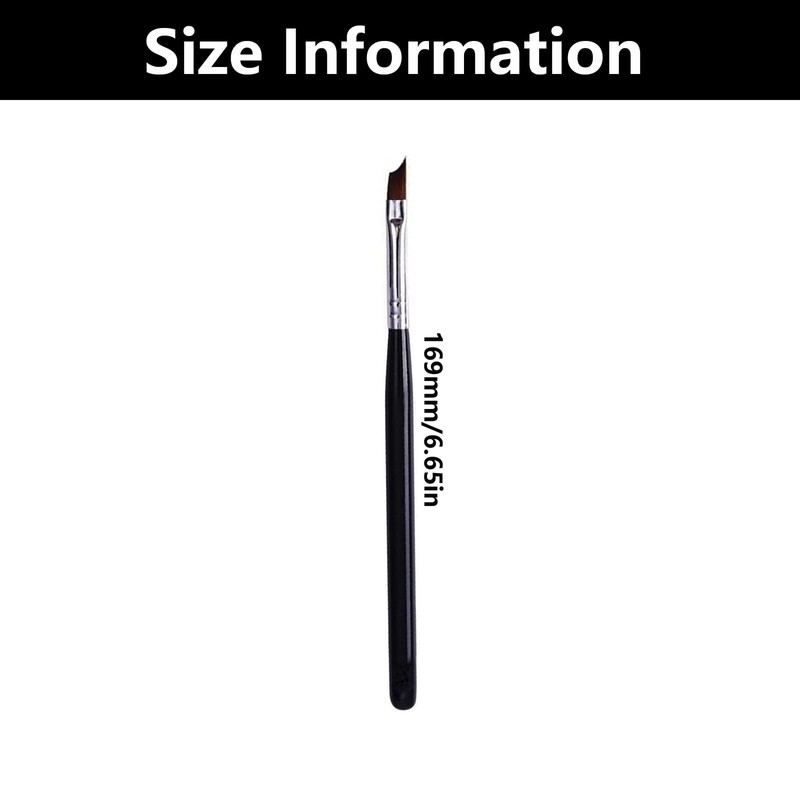 2 PCS Oblique Head French Tip Nail Brush, French Tip