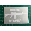 htvront Vinyl decals for cars trucks defend 2nd 8x5 bumper