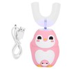 Child Automatic Toothbrush UShape Rechargeable Cartoon 3 Gears Kid Oral