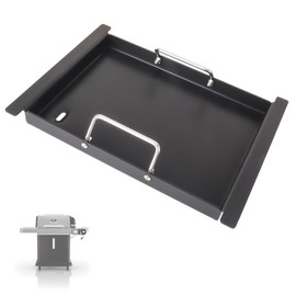 Half Griddle for Ninja FlexFlame Grill Parts, Carbon Steel Griddle Insert for Ninja FlexFlame PG300 Grill Accessories, Compatible with ninja Flex Flame Griddle Plate Part XSKHLFGRIDLE