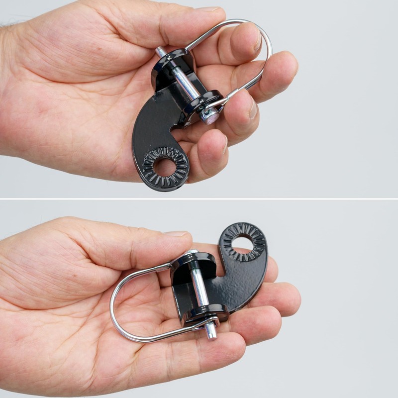 Bike Trailer Coupling with Safety Cotter Pin - 2 Sets