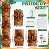 3Pcs 20 in Large Tiki Mask Cardboard Cutouts Plastic Standup