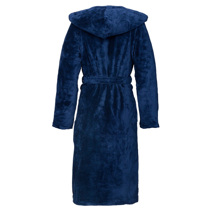 Vossen Palermo Women's Bathrobe, Plain Colour - Blue - 10
