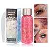 Face & Body Glitter Gel, Sequins Chunky Glitter Liquid Gel,