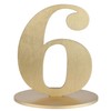 Gold Birthday Table Centre Number 6 (x1) REF/6184