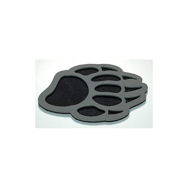 ToeJamR Snowboard Stomp Pad - Bigfoot Gray (left)