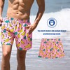 BRISIRA Mens Swim Trunks 5 Inch Compression Liner Beach Swim