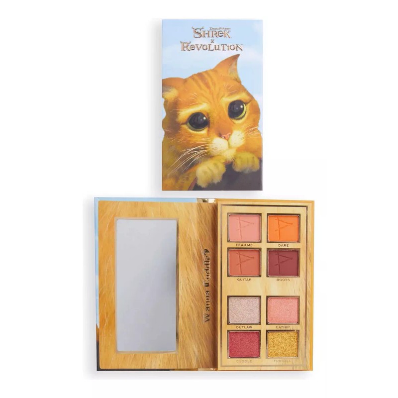 Revolution X Sherk, Paleta Farquad Y Gato + Labial Jengibre