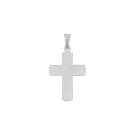 Amor Motif Pendant 925 Sterling Silver Unisex Women Men Pendant Gold Silver Cross Comes in Jewellery Gift Box, Sterling Silver, No Gemstone