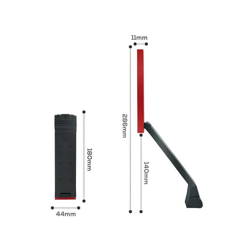 TENKOSUIYO Entrance Door Stopper, Folding, Stick with Tape, One-foot Operation,