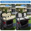 MOSNAI Golf Cart Rear Seat Covers for EZGO Club Car
