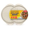 Bakken Pizza Baking Pan - Round Perforated Carbon Steel Pan