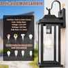 Roravilila Dusk to Dawn Large Outdoor Wall Light 17 Inch,