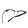 Shiratori New Vintage Fashion Half Frame Semi-Rimless Clear Lens Glasses