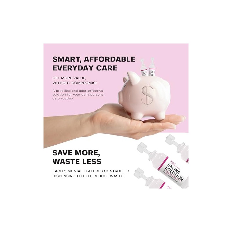 BASE LABORATORIES 7% Saline Solution Vials - Versatile 7% Sodium