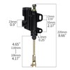 WEIYINGSI Rear Brake Master Cylinder Replacement for Sunl Pitster SSR