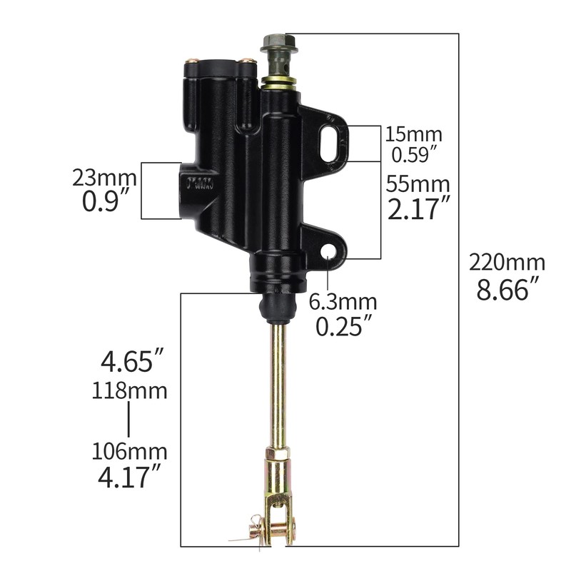 WEIYINGSI Rear Brake Master Cylinder Replacement for Sunl Pitster SSR