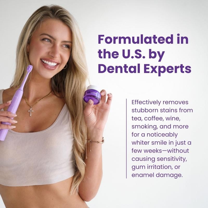 PurelyWHITE | Teeth Brightening Powder | Instant Brightening | For