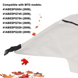 MWEDP 753-04465 Leaf Blower Vacuum Bag Compatible with MTD Ryobi Troy-bilt Yard Man Leaf Blower, Replace 791-182416 753-04465A 791-182416A 791-182606