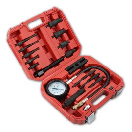 TU-15 Diesel Engine Compression Tester Kit - Cylinder Pressure Gauge for Diesel Cars and Trucks