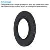 PATIKIL 43mm-67mm Metal Step Up Ring and Cleaning Cloth 2