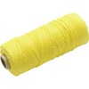 Faithfull FAIBLHVY Hi-Vis Yellow Braided Nylon Brick Line String 100M