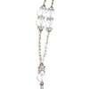 Crystal Bling Women's Beaded Lanyard for ID Badge Card Holder
