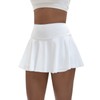 LTMNSZO Women's High Waisted Pleated Tennis Skirts with Pockets Inner