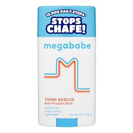 Megababe - Barra antirozaduras para rescate de muslos | Previene el roce de la piel y la irritación | Muslos, brazos, líneas de sostén y más