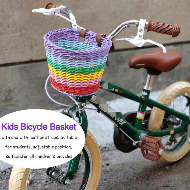 Boltigen Cesta de bicicleta para niñas cesta de bicicleta delantera