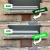 Mousemesh Medium Brown Pest Proofing Air Brick Vent Cover size