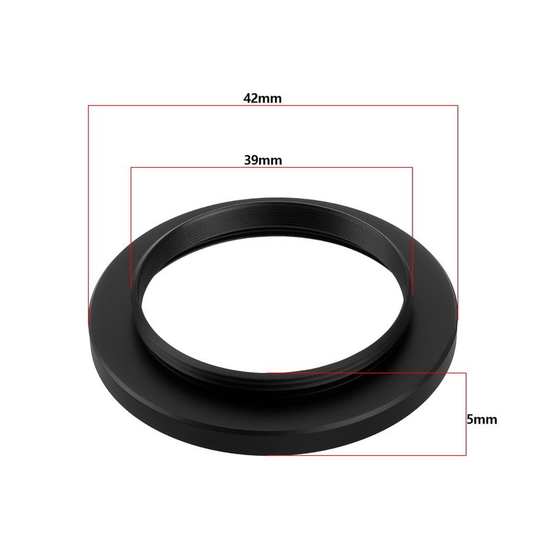 VGOL 1Pc Camera Coupling Ring Adapter M42-M39 Thread Adapter Ring
