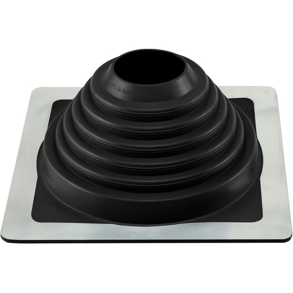 Water-Tite 81460#4 Metal Roof Flashing, 9-3/4-by-9-3/4-Inch Square Base with EPDM