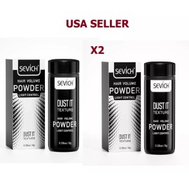 Sevich Dust It Volumizing Texture Styling Hair Powder 8 grams x 2 BOTTLES