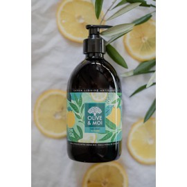 Liquid hand soap green tea and yuzu - 16.9 Fl Oz Organic extra virgin olive oil mix with organic coconut oil with green tea and yuzu flower scent - Liquid apothecary handsoap that is aromatic and nourishing - Made in France