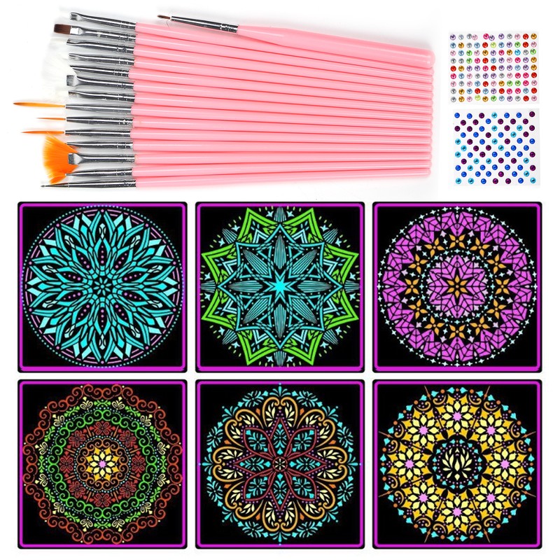 Mandala Dotting Tools Acrylic Rod Dotting Pen Ball Stylus Palette