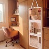 Bucherry 33x13'' Full Length Dorm Classroom Mirror Foldable Hanging Mirror