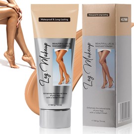 Leg Makeup Waterproof, No Transfer Leg Make Up to Cover Veins, Body Scar Tattoo Cover Up, Long-Lasting, Light & Easy Application, Full Coverage Concealer for Women (Bronze)