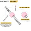 PATIKIL 10 Pack 2.7mm Micro Drill Bits 1/8" Shank Carbide