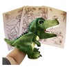 Hand Puppets Dinosaur Plush Glove Puppet for Kids Boys &