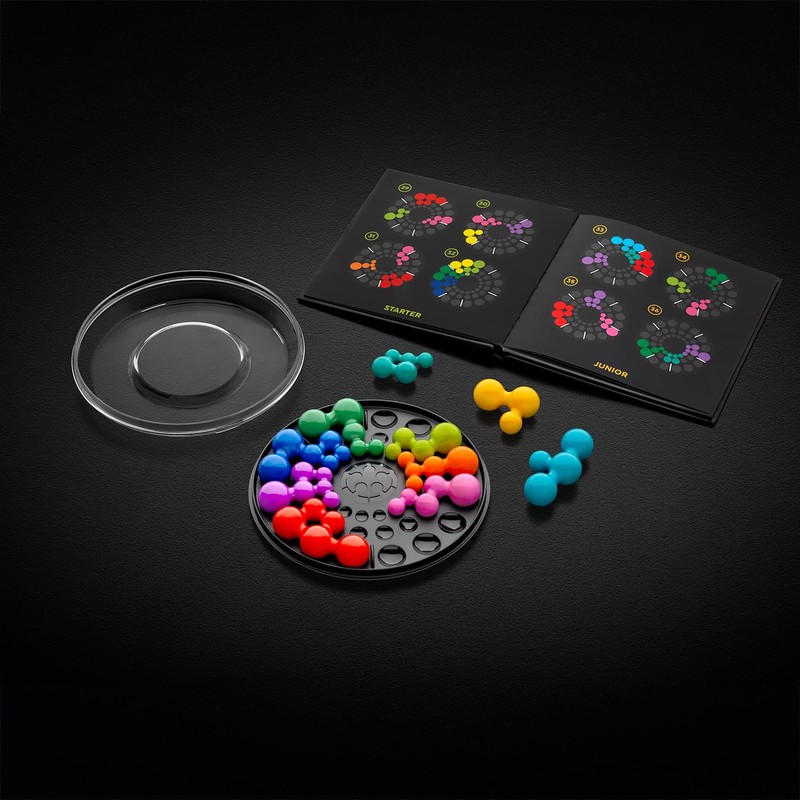 SmartGames - IQ Deluxe Circle, Puzzle Game with 120 Challenges,