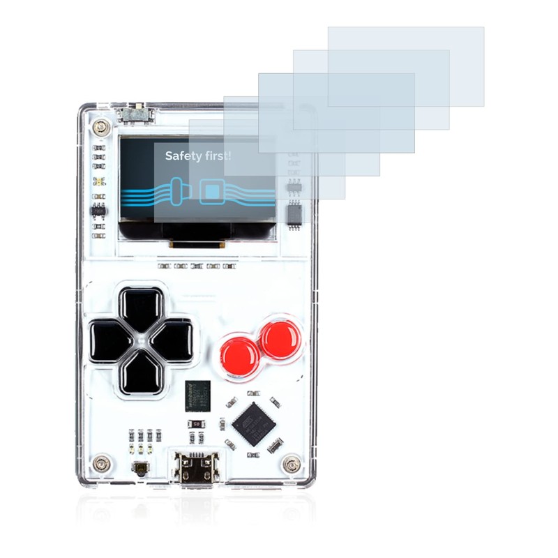 Savvies 6 Pack Screen Protector compatible with Arduboy FX Protection