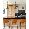 COTTMIC Bronze Pendant Lights Kitchen Island 3 Pack, Vintage Pendant