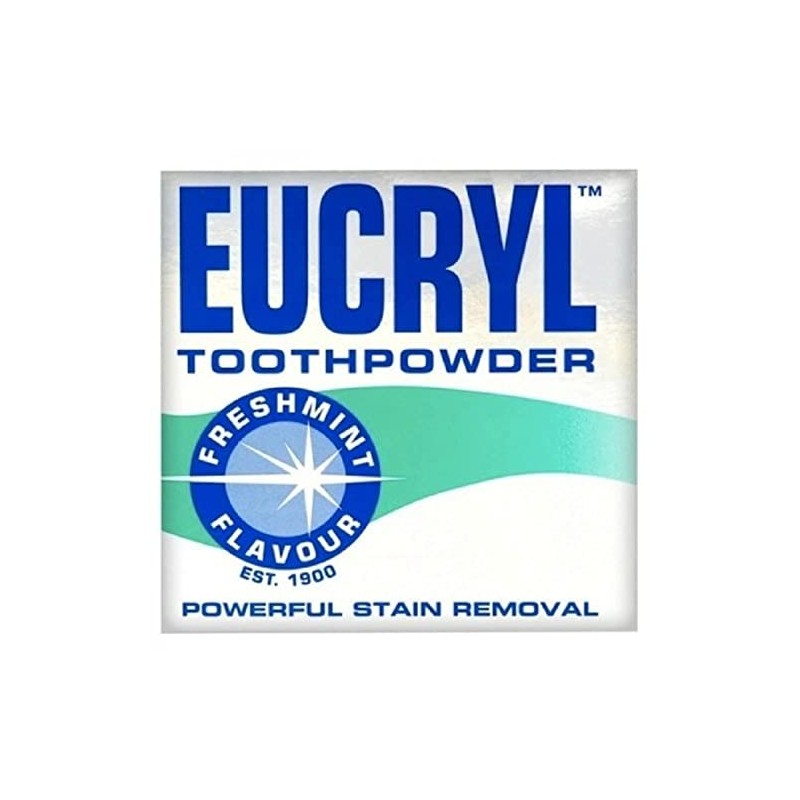 Eucryl toothpowder freshmint - Pack of 4