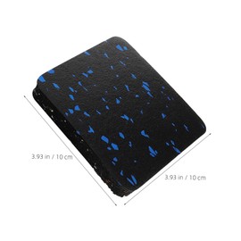 KOMBIUDA 4pcs Vibration Mat for Treadmill Soundproof Floor Pad Non-Slip Design Thick Shock Absorbing Mat for Fitness Equipment